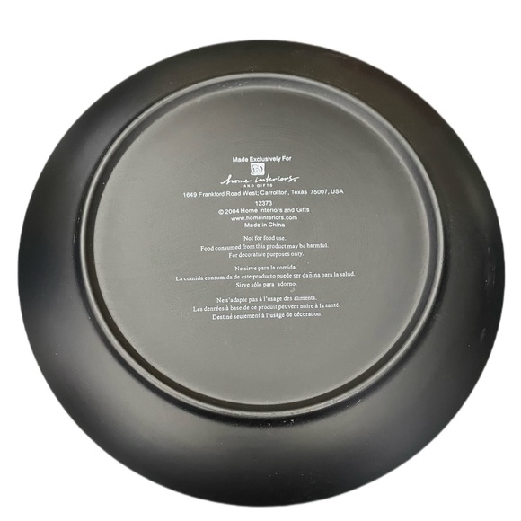 Home Interiors and Gifts Decorative Plates Floral - Picture 4 of 9